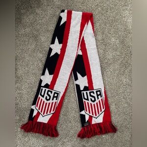 USA Red, White & Navy Star Soccer Scarf